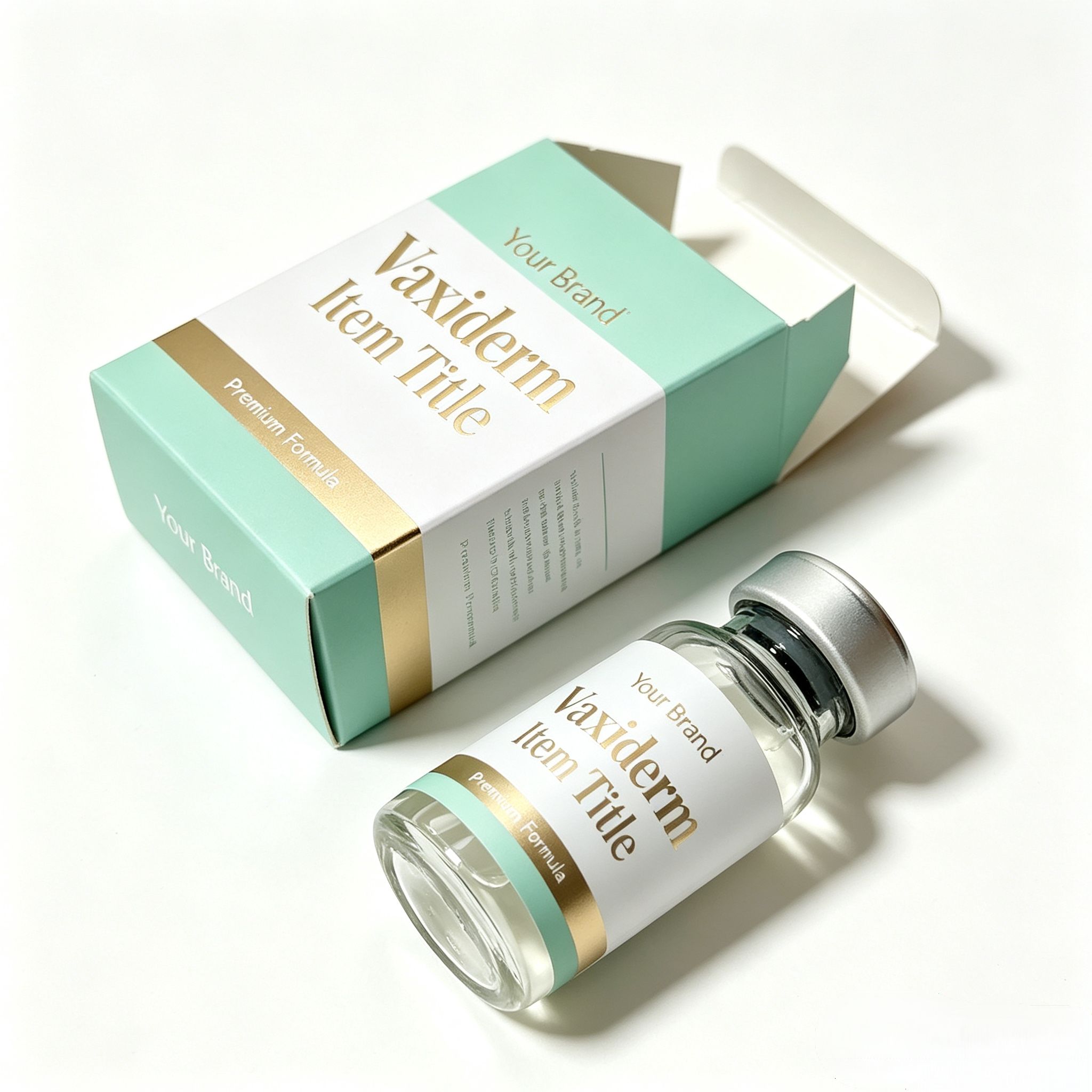 Nutrition For Fitness - Custom Peptide Vial Waterproof HD Label
