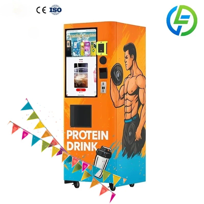 Nutrition For Fitness - Customized Automatic Protein Shake Vending Machine
