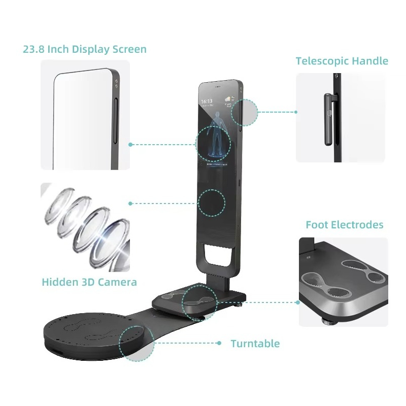 Nutrition For Fitness - Smart Fitness Mirror Body Scanner Nutrition