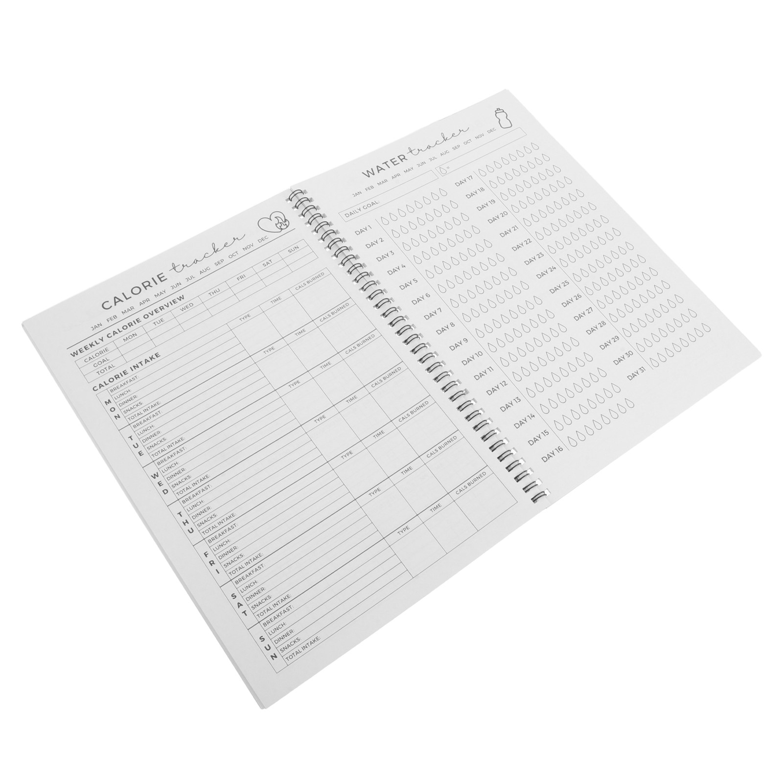 Nutrition For Fitness - Fitness Planner Fitness Workout Journal 11.7x8.5