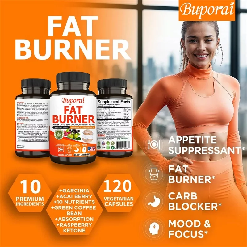 Fat Burner Capsules - Healthy  - Green Tea Extract Fat 评论和价格