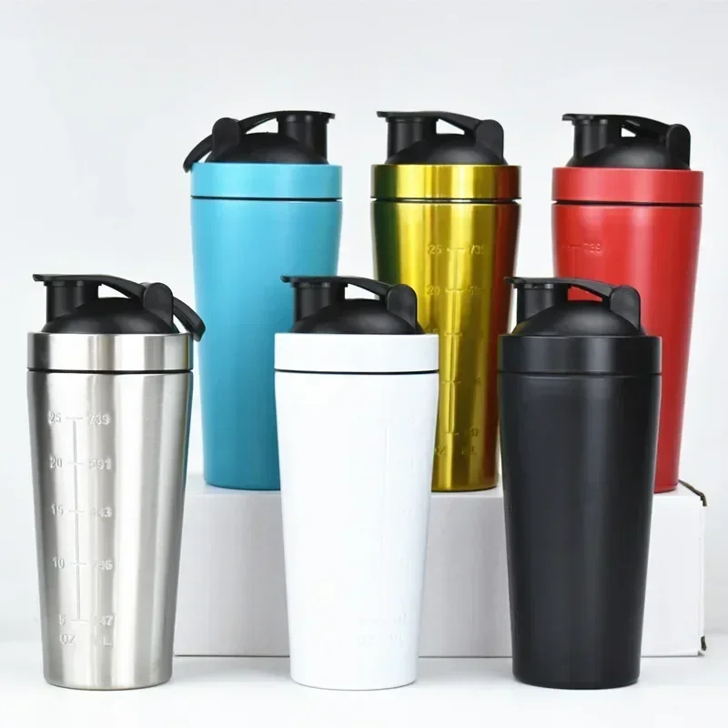 Stainless Steel Protein Shaker - Nutrition For Fitness 评论和价格
