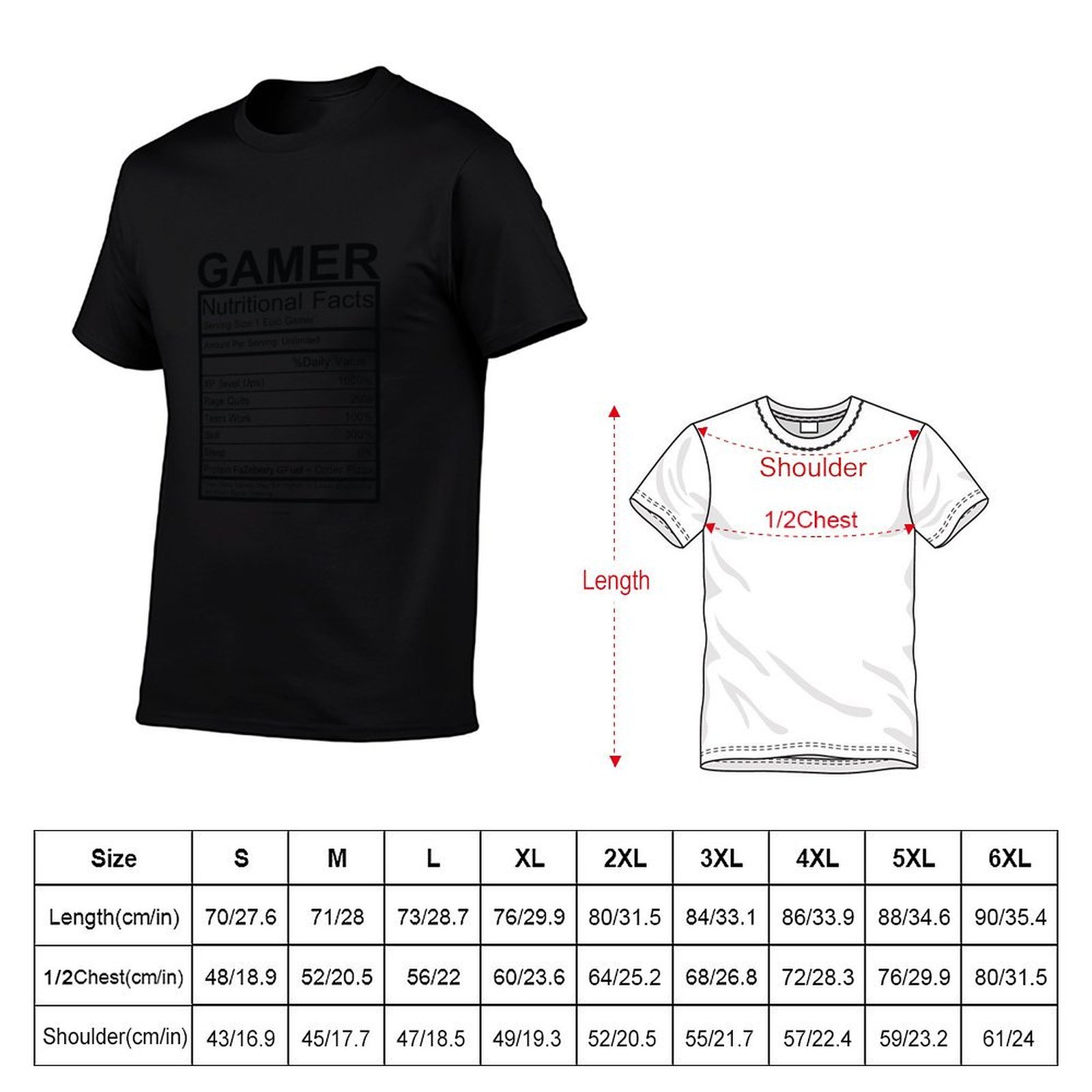 Gamer Nutritional Facts Chart  - Nutrition For Fitness 评论和价格