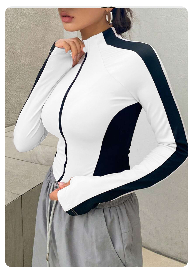 Yoga Clothes Stand Up Collar J - Fitness & Nutrition Lab 评论和价格