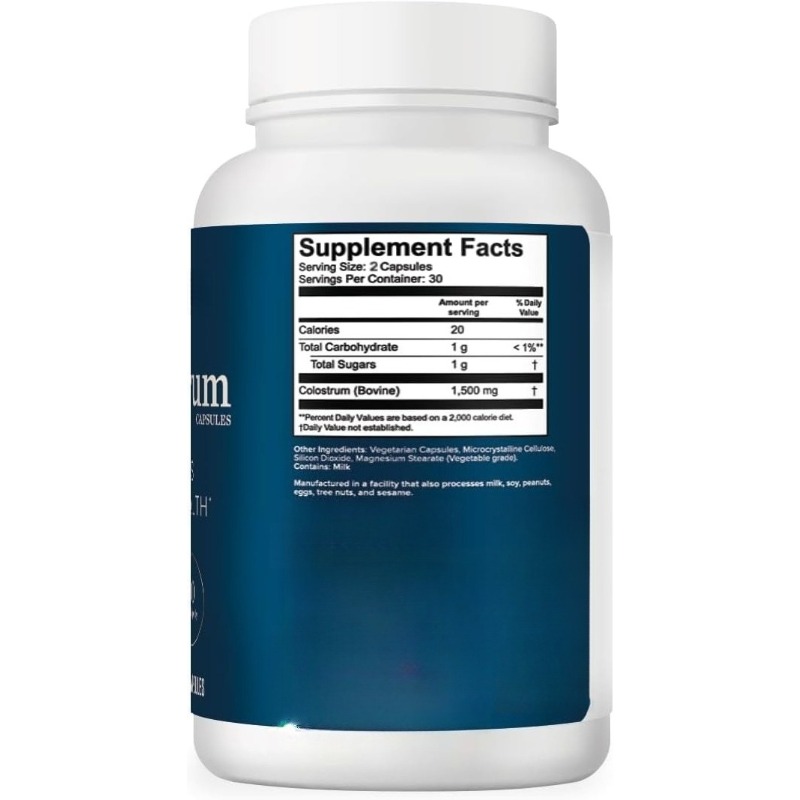 Colostrum Supplement -1500mg P - Colostrum Bovine Powder 评论和价格
