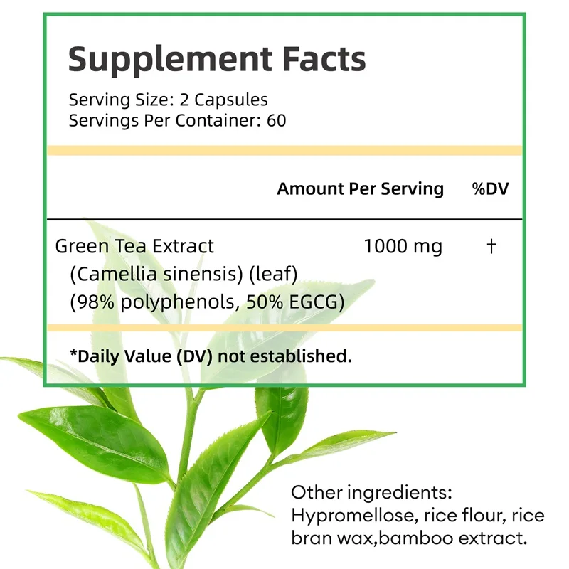 Green Tea Extract - with 98% P - Green Tea Extract Fat 评论和价格