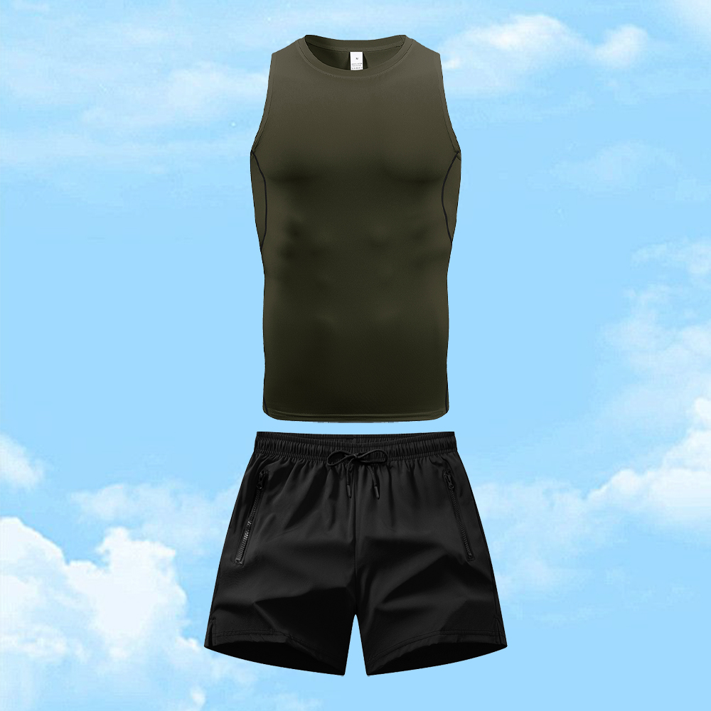 Men's Casual Sportswear Set Qu - Fitness & Nutrition Lab 评论和价格